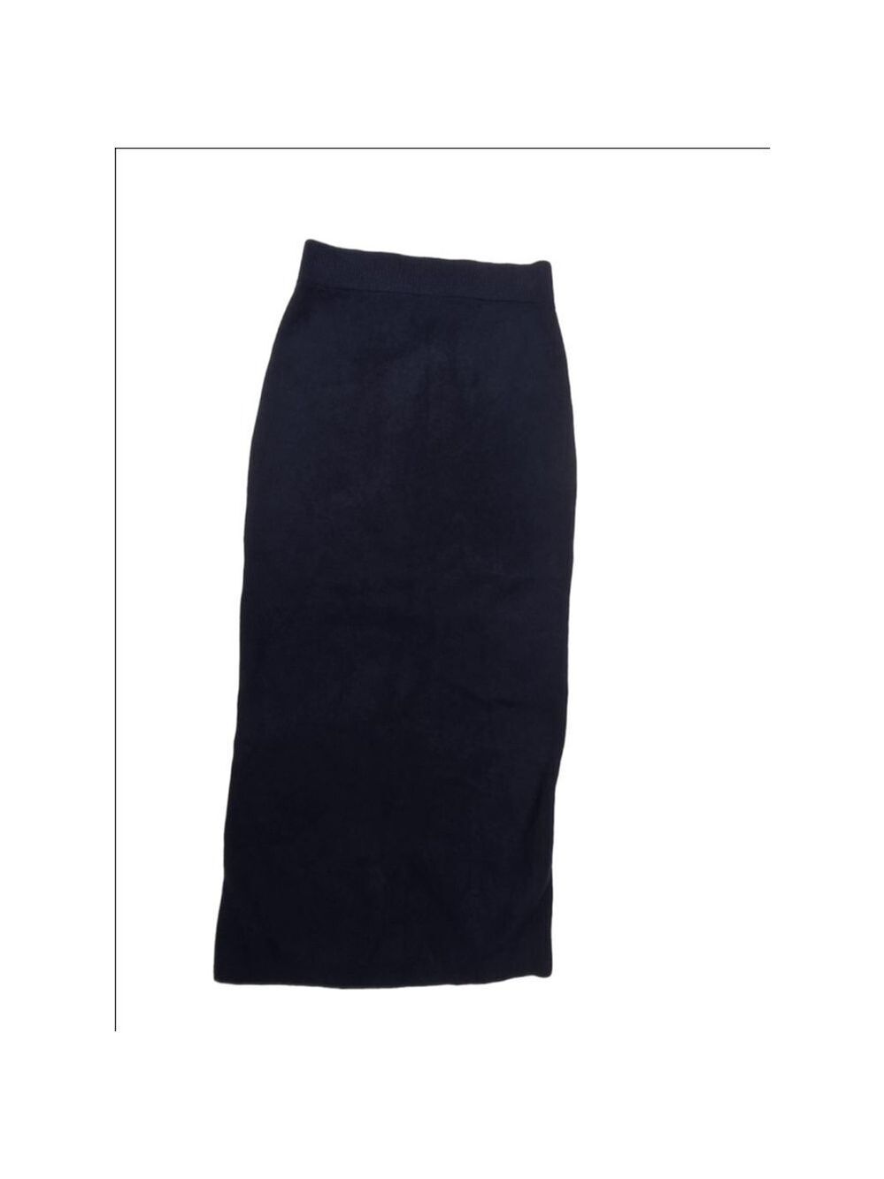 A New Day Navy Knit Pencil Skirt Size XS